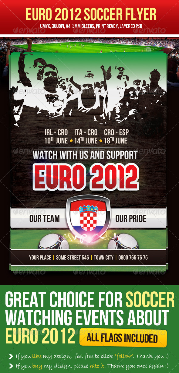 Euro 2012 Soccer Flyer - Sports Events