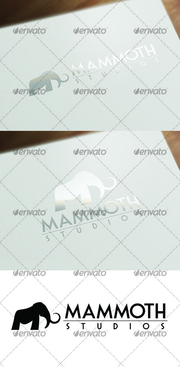 GraphicRiver Mammoth Logo 2392685 GraphicRiver Mammoth Logo 2392685