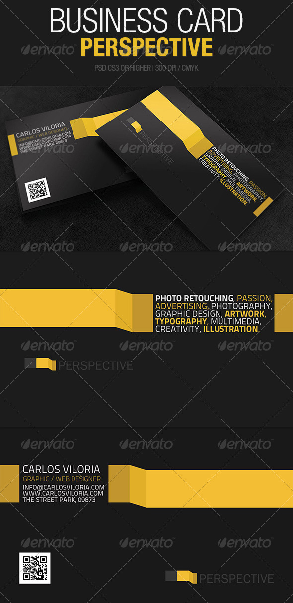 Business Card Perspective - Creative Business Cards