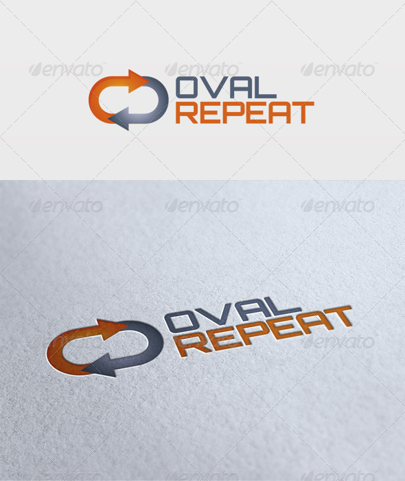 Oval Repeat Logo - Symbols Logo Templates