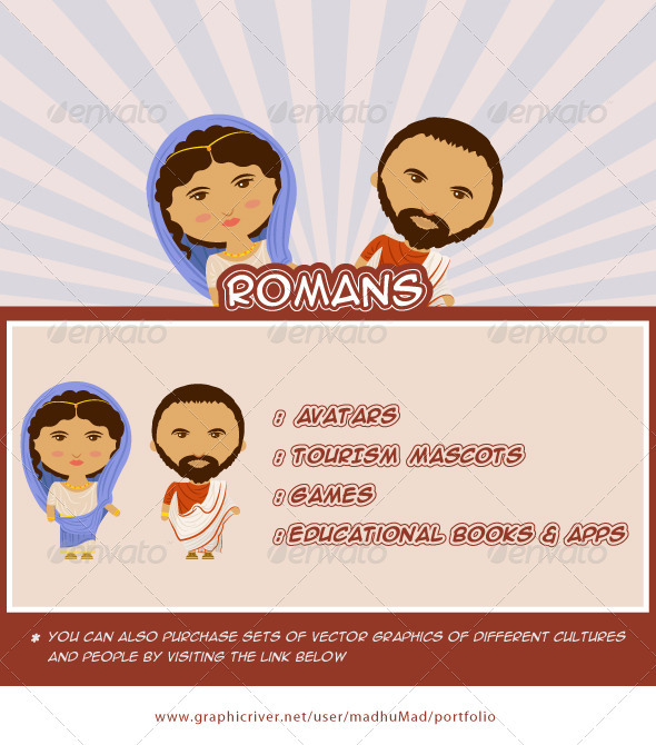 GraphicRiver Roman Couple 2419259 GraphicRiver Roman Couple 2419259