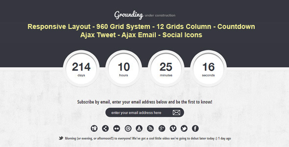 ThemeForest Grounding Under Construction Page 2393852 ThemeForest Grounding Under Construction Page 2393852