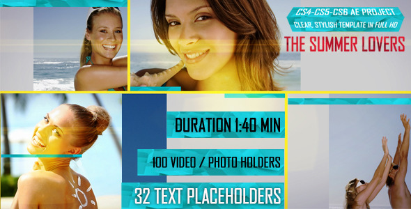 After Effects Project - VideoHive The Summer Lovers 2427393 After Effects Project - VideoHive The Summer Lovers 2427393