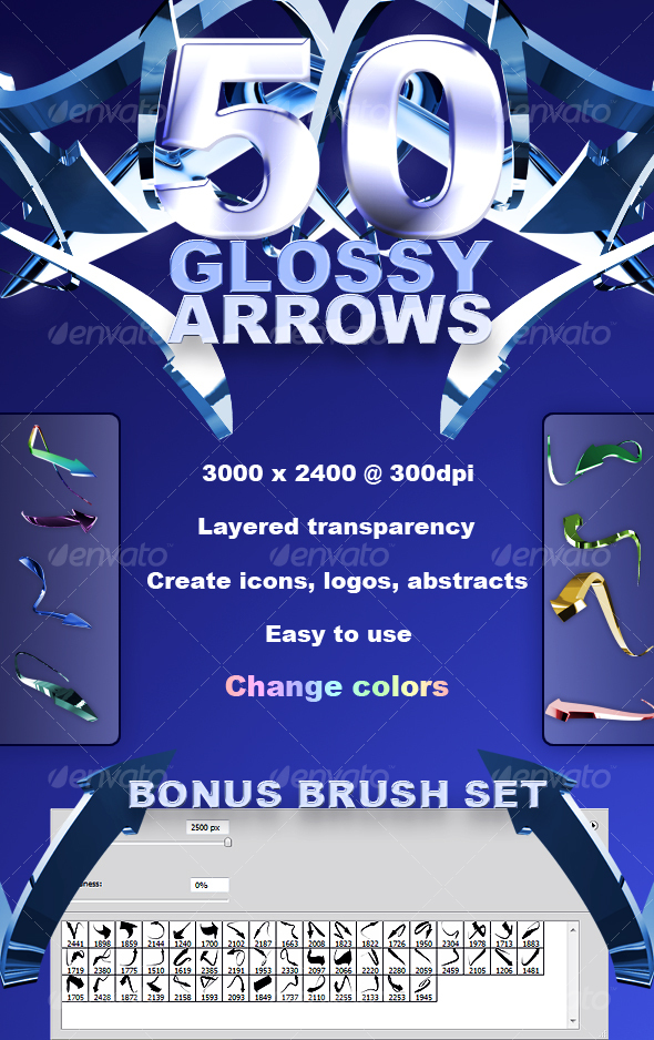 GraphicRiver 50 High Res Glossy Arrows 89118 GraphicRiver 50 High Res Glossy Arrows 89118