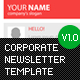 Corporate Newsletter Template V1 - ThemeForest Item for Sale