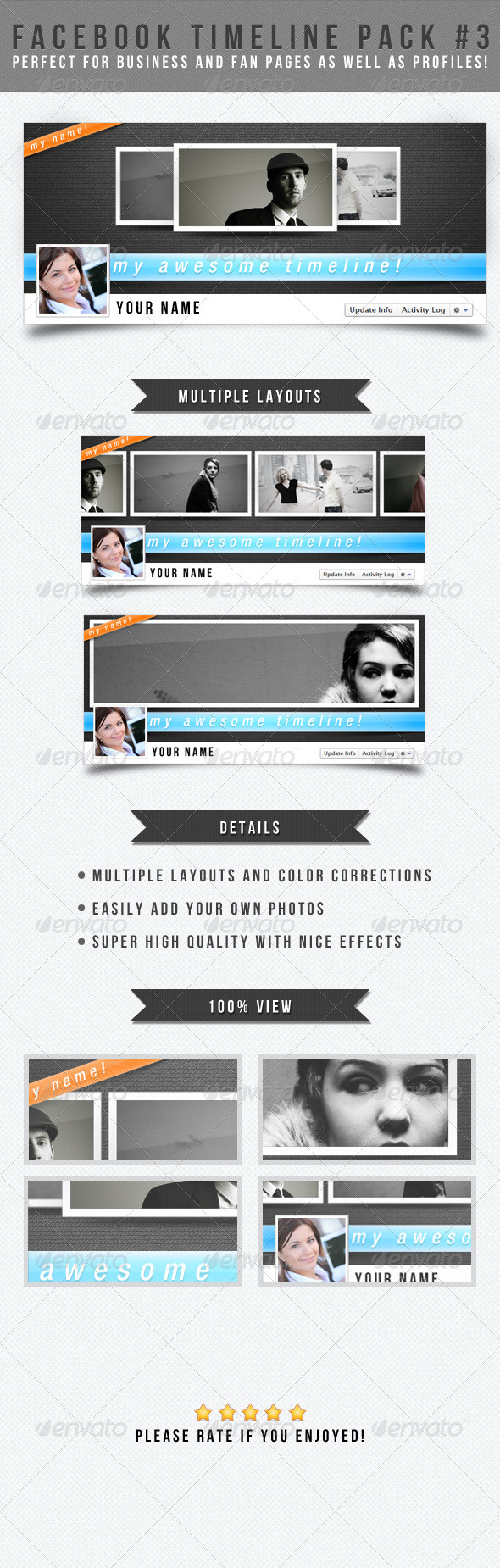 Facebook Timeline Pack #3 - Facebook Timeline Covers Social Media