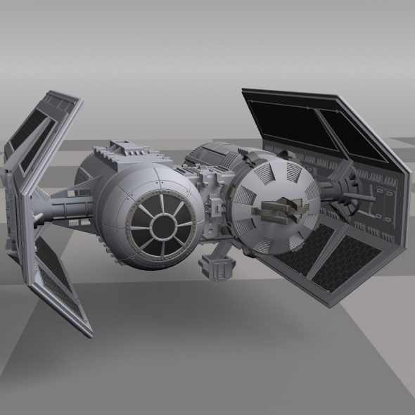 3DOcean Tie Fighter bomber from Star Wars 88960 3DOcean Tie Fighter bomber from Star Wars 88960