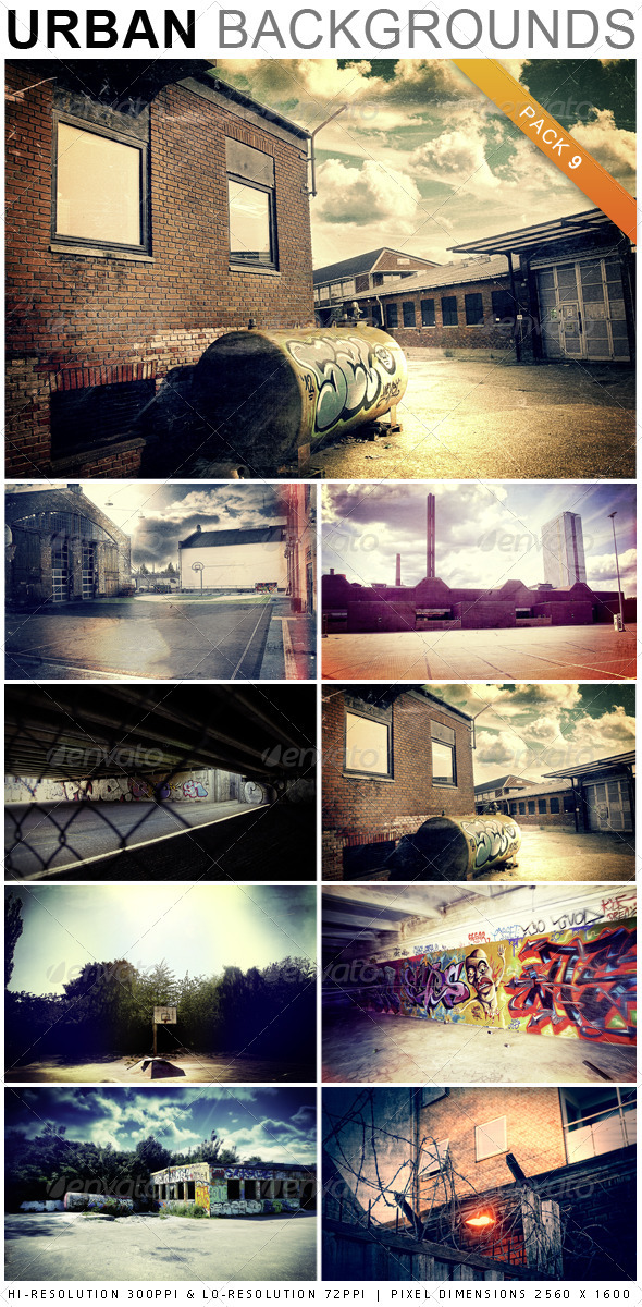 GraphicRiver Urban Backgrounds Pack 9 2441331 GraphicRiver Urban Backgrounds Pack 9 2441331