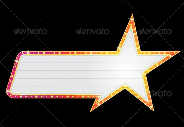GraphicRiver Star shape neon 89700 GraphicRiver Star shape neon 89700