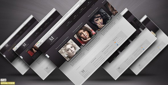 ThemeForest Montana Theme Horizontal Portfolio Template 131425 ThemeForest Montana Theme Horizontal Portfolio Template 131425