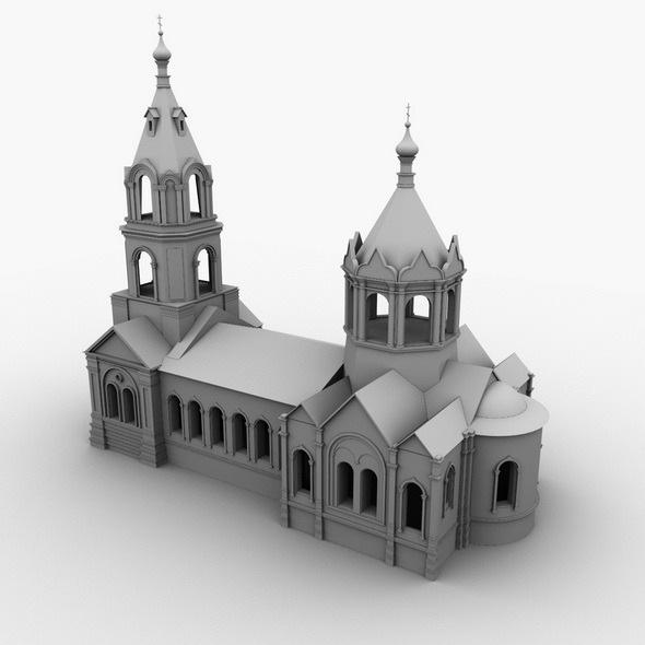 Church - 3DOcean Item for Sale