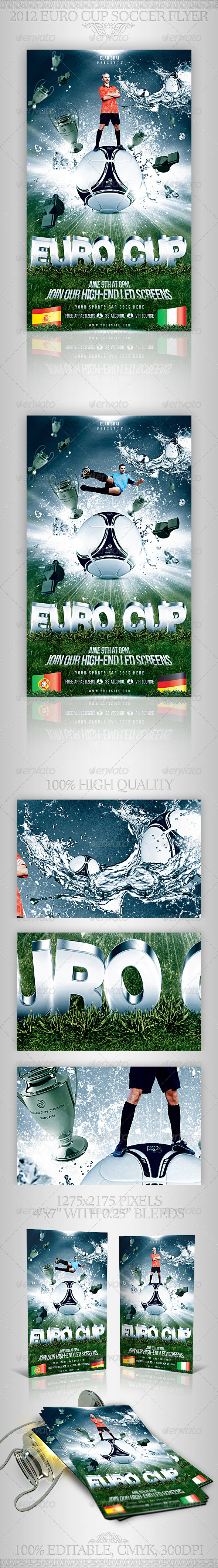 Soccer Football Cup Flyer Template - Sports Events