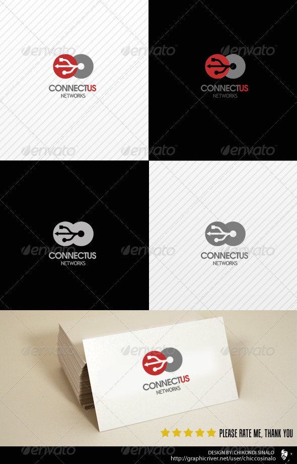 Connectus Logo Template - Abstract Logo Templates