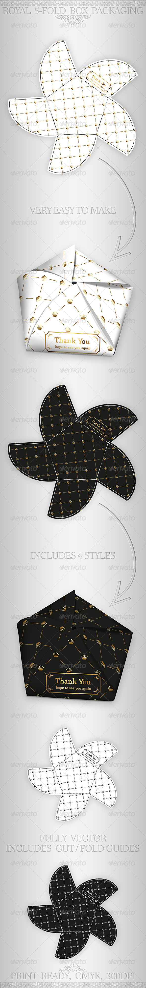 Royal Gift Package Box Template 设计素材下载