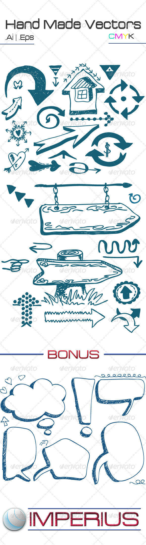 Hand Made Vectors - Decorative Vectors