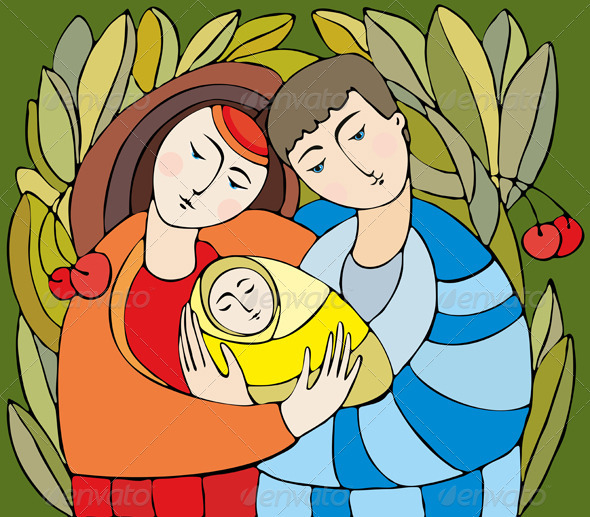 New Parents Baby - People Characters