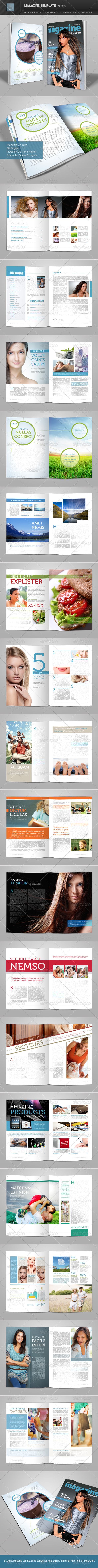 Magazine Template | Volume 1 - Magazines Print Templates