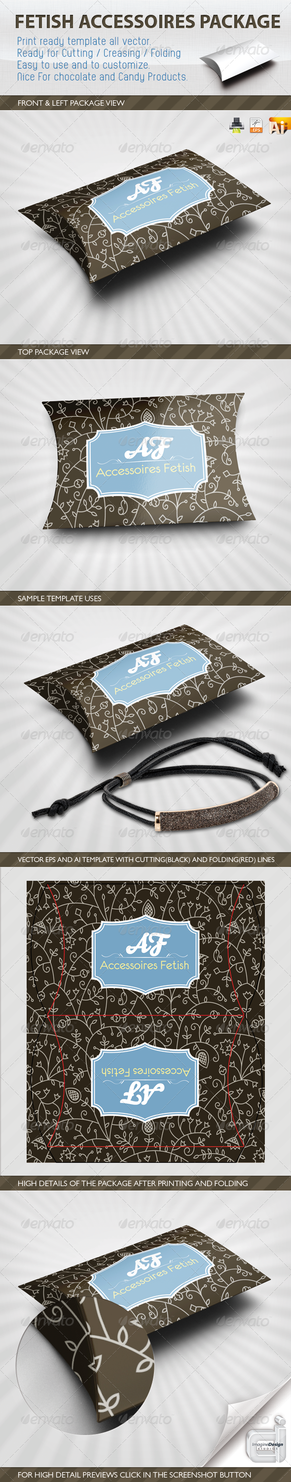 Accessory Fetish Package Template 设计素材下载