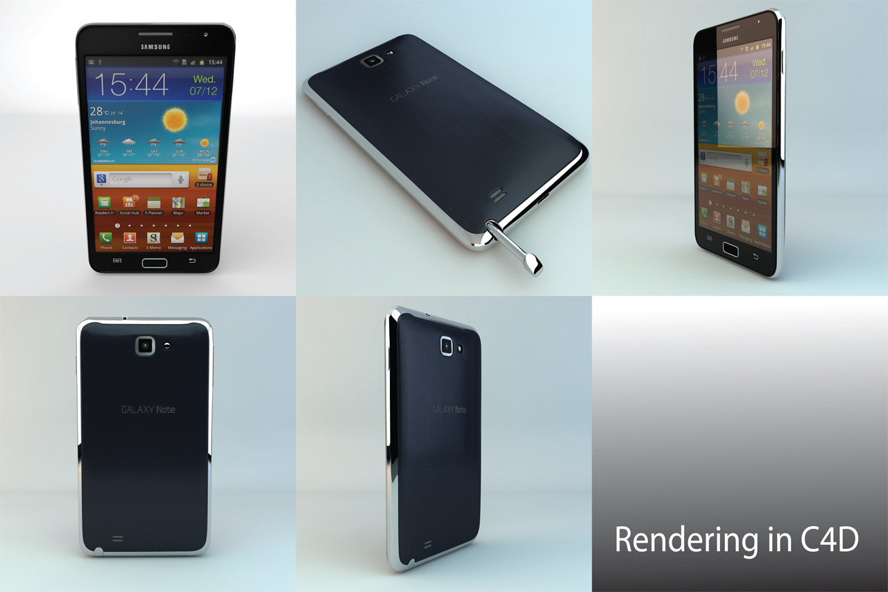 Samsung Galaxy Note - 3DOcean Item for Sale