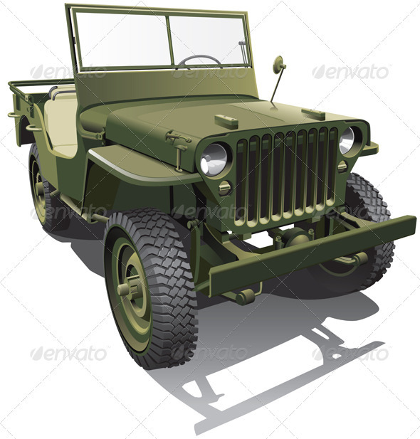 GraphicRiver Army Jeep 2501867 GraphicRiver Army Jeep 2501867