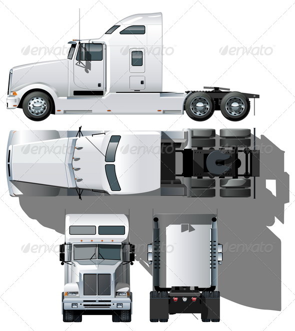 GraphicRiver Semi Truck 2502484 GraphicRiver Semi Truck 2502484