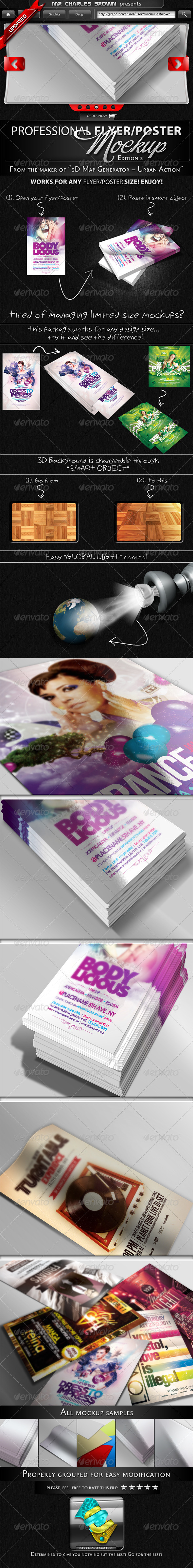 GraphicRiver Professional Flyer & Poster Mockup Bundle 3 2353045 GraphicRiver Professional Flyer & Poster Mockup Bundle 3 2353045
