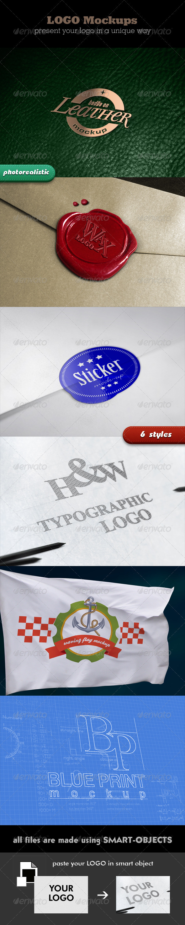 Photorealistic Logo Mockups - Logo Product Mock-Ups
