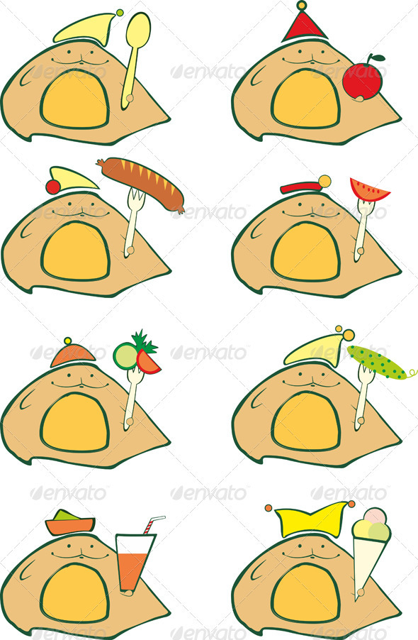 Animal Food Set - Food Objects