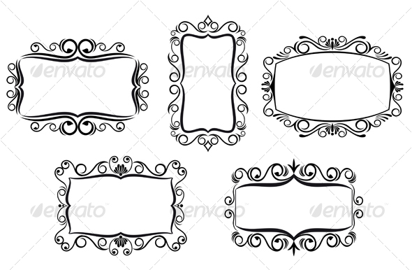 Vintage frames - Decorative Vectors