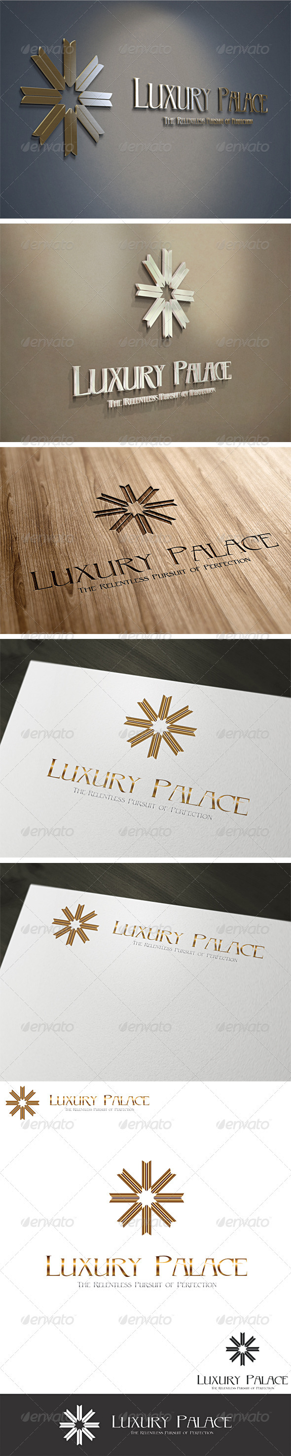 3D Luxury Hotels Logo Template V2 - 3d Abstract