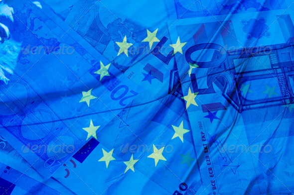 euro bills - Stock Photo - Images