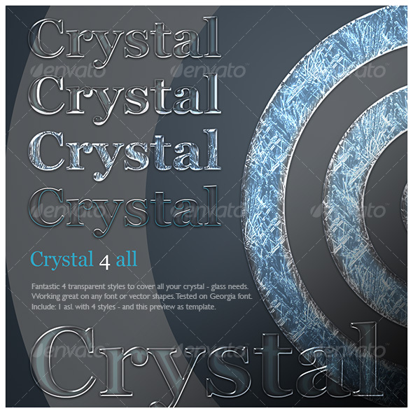 Crystal 4 all - Photoshop Add-ons