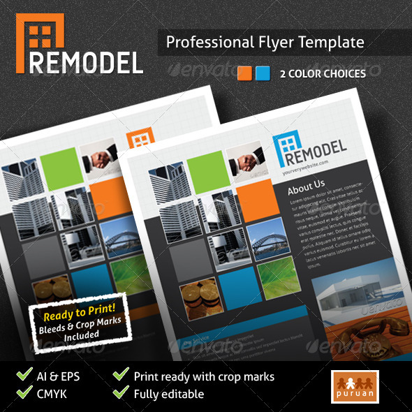 GraphicRiver Remodel Flyer Template 2527388 GraphicRiver Remodel Flyer Template 2527388
