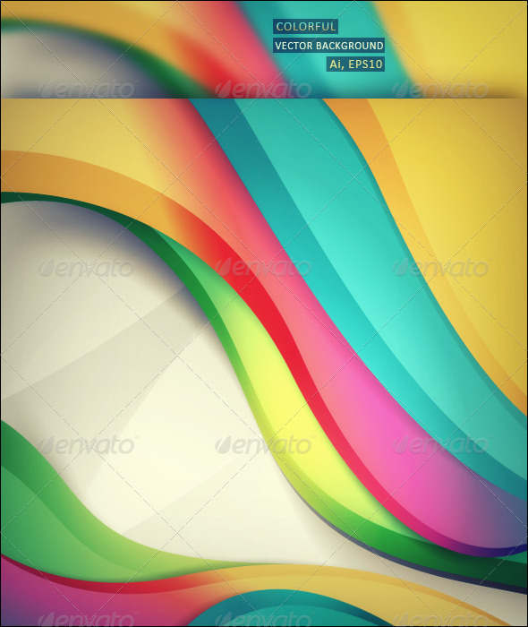Colorful Vector Background - Backgrounds Decorative