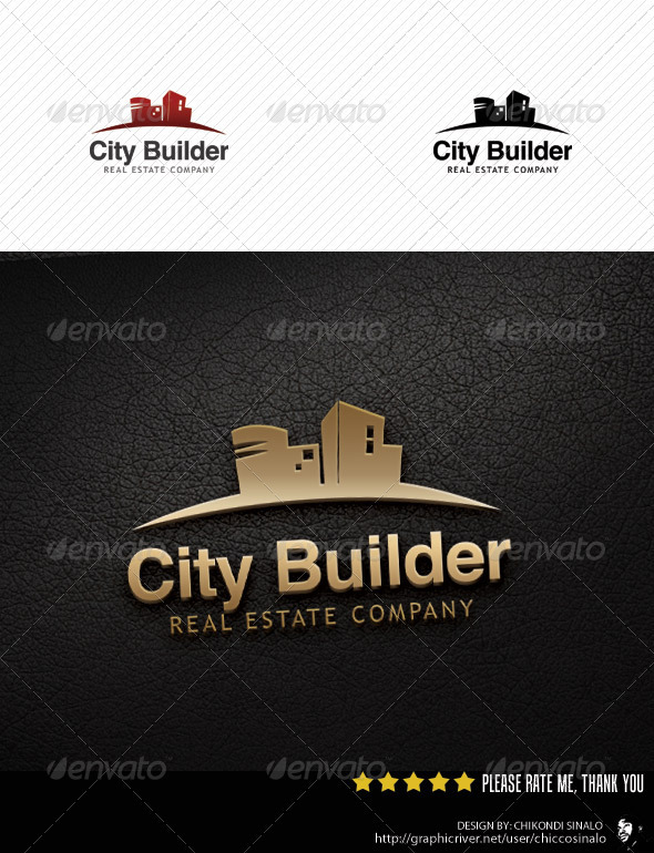 City Builder Logo Template - Buildings Logo Templates