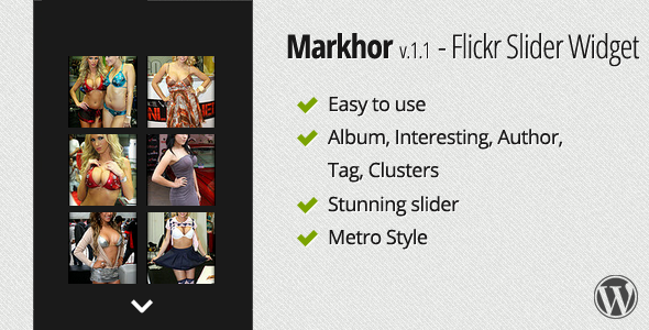 CodeCanyon Markhor Flickr Slider Widget 2517706 CodeCanyon Markhor Flickr Slider Widget 2517706