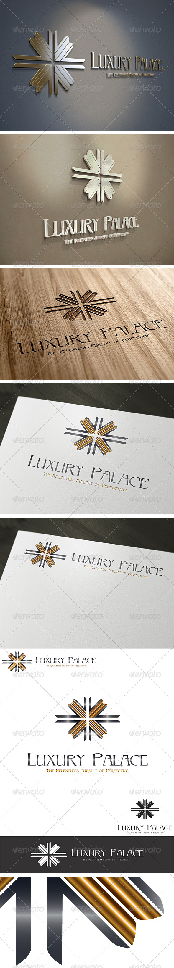 3D Luxury Hotels Logo Template V3 - 3d Abstract