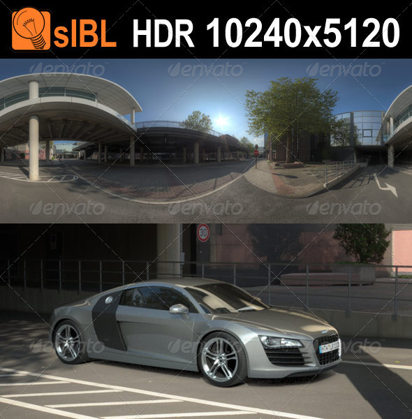 HDR 117 Parking Lot - 3DOcean Item for Sale