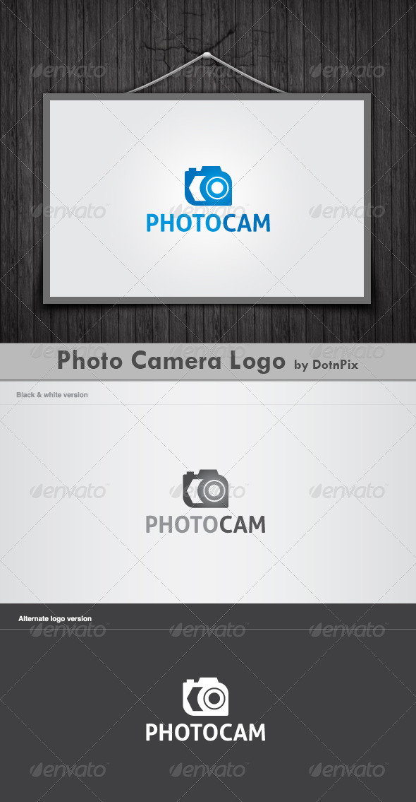 Photo Camera Logo - Vector Abstract