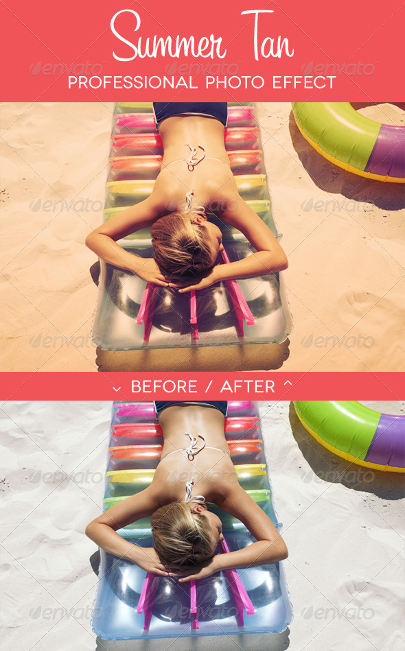 Summer Tan - Premium Photo Effect - Photo Effects Actions