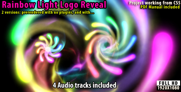 After Effects Project - VideoHive Rainbow Light Logo Reveal 2543033 After Effects Project - VideoHive Rainbow Light Logo Reveal 2543033