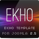 EKHO Unique Joomla Template - ThemeForest Item for Sale