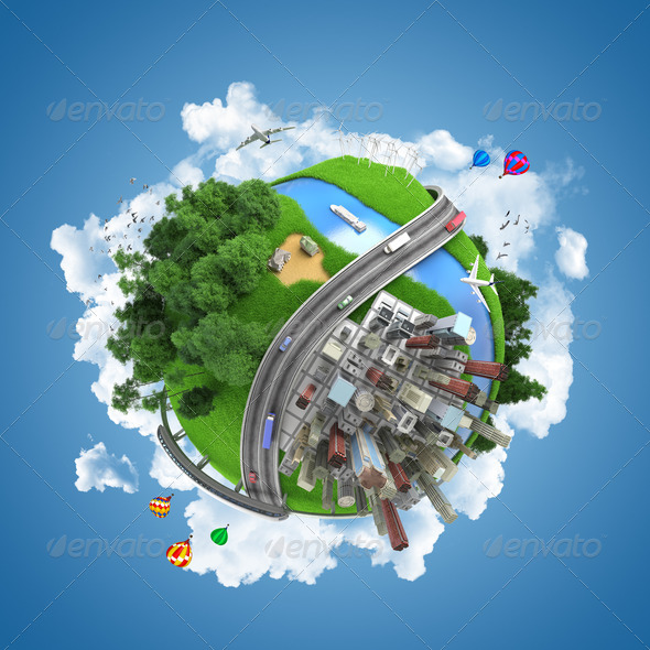 world globe concept - Stock Photo - Images