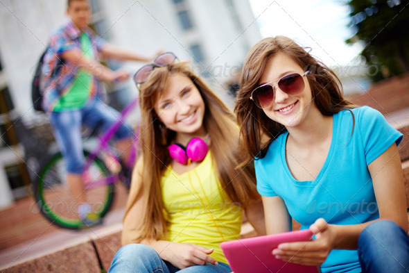 Life of teenagers - Stock Photo - Images