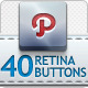 40 Special Social Retina Buttons 40 Special Social Retina Buttons - GraphicRiver Item for Sale