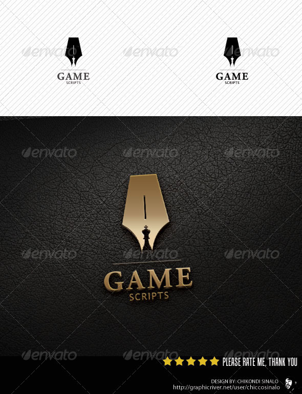 Game Scripts Logo Template - Abstract Logo Templates