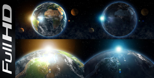 VideoHive Earth Transition Day And Night 2550019 VideoHive Earth Transition Day And Night 2550019