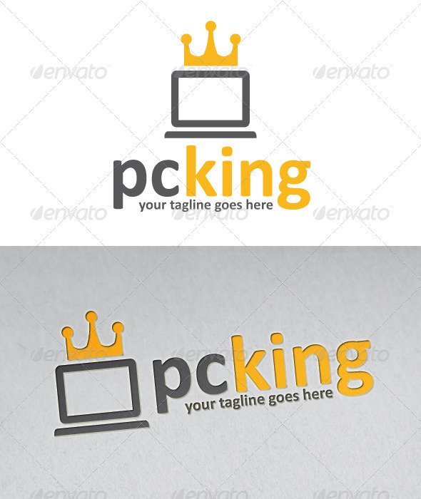 Pc King Logo - Objects Logo Templates