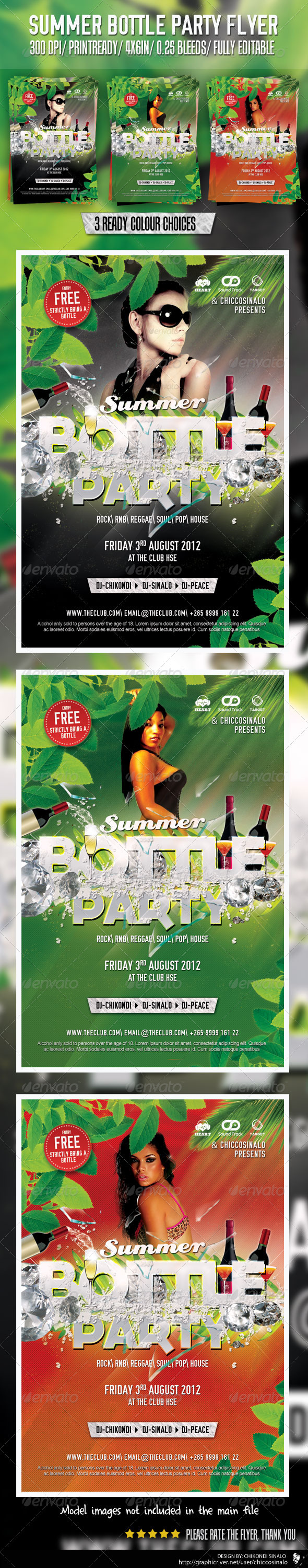 Summer Party Flyer - Clubs & Parties Events