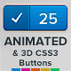 Animated &amp; 3D CSS3 Button Pack - CodeCanyon Item for Sale